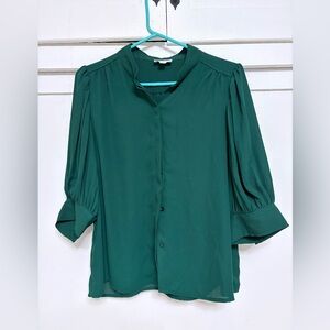 Cece Green Women's Blouse